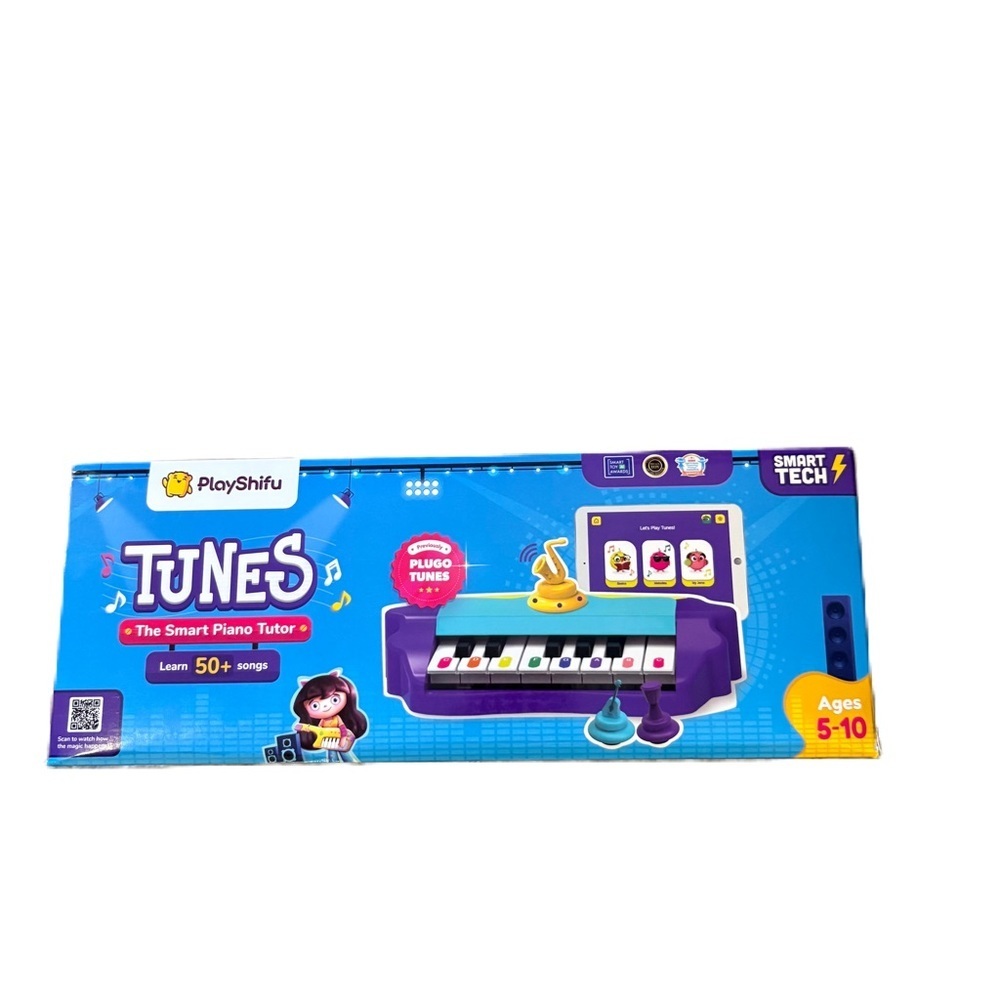 Plugo Tunes by PlayShifu (Kit+App): Interactive Piano Starter Kit for Ages 4-10